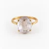 Bague en or 18 carats avec quartz Lokans